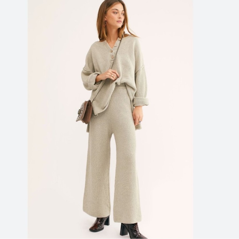 Free People Hailee Sweater Set in Swaying Palm